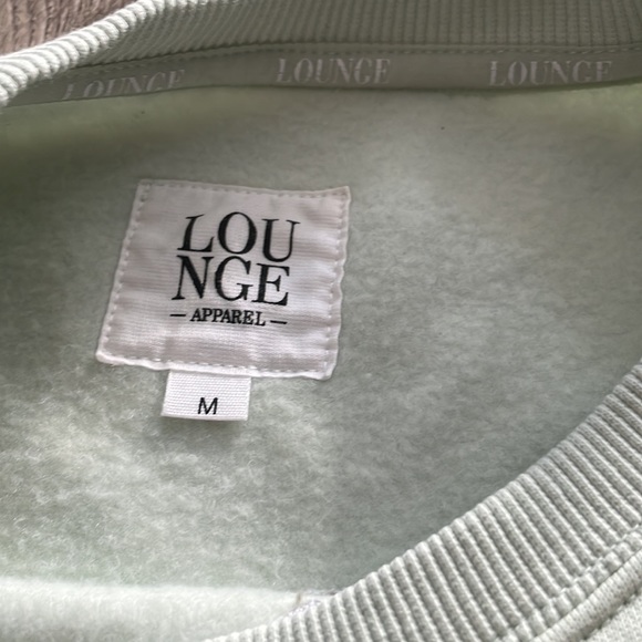 Lounge Lingerie Crew Neck Jumper (Sweater) MINT GREEN - Picture 4 of 4